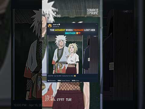 THIS SCENE MAKE ME SAD FOR TSUNADE 🥲🥺...
