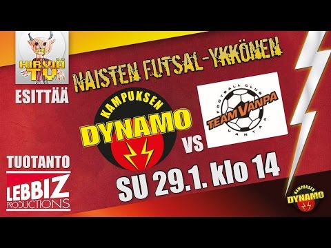 29.1.2017 KaDy - Team Vanpa klo 14.00 Naisten Futsal-Ykkönen