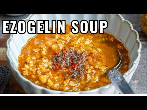 Ezogelin Soup | A Spicy Turkish Soup with Lentils, Bulgur and Rice