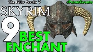 Top 9 Best Weapon and Armor Enchantments in the Elder Scrolls Skyrim Remastered #PumaCounts