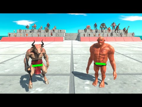 Melee Units vs Weapon Units - Animal Revolt Battle Simulator