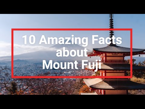 10 Amazing Facts about Mount Fuji | Most Iconic Mountain in Japan | #japan #volcano