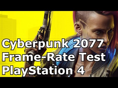 Cyberpunk 2077 - PS4 Patch / Update 1.5 (1.51) Frame-Rate Test Gameplay