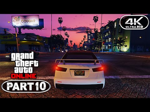 GTA Online 4K Gameplay Walkthrough Part 10 - No Commentary