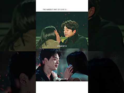 These TWO scenes gave off the same HEARTBREAK 💔😭 #mydemon #goblin #kdrama #shorts