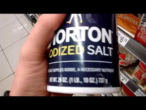 Iodized salt "Morton"