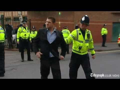 Man attacks police van carrying Chris Halliwell, accused of murdering Sian O'Callaghan