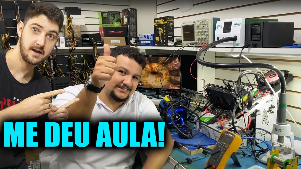 É ASSIM QUE UM GÊNIO DE PLACA DE VÍDEO TRABALHA, ME IMPRESSIONEI