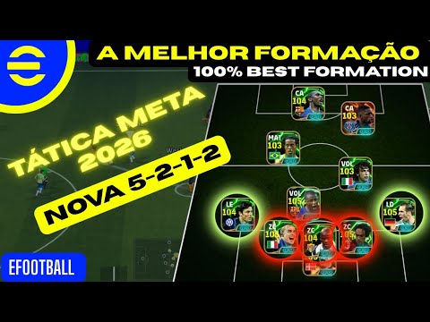 NEW META FORMATION eFootball 2026 - META 5-2-1-2 FORMATION - BEST FORMATION eFootball