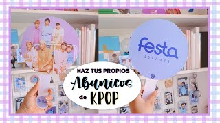 DIY Abanico Kpop Fácil || Plantilla || Manualidad || BTS || AKMU