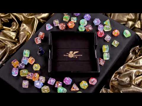 Role 4 Initiative Faux Leather Luxury Dice Box & Rolling Tray