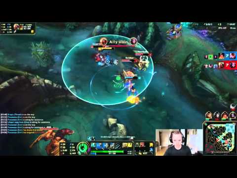 Krepo making plays on Thresh - League of Legends