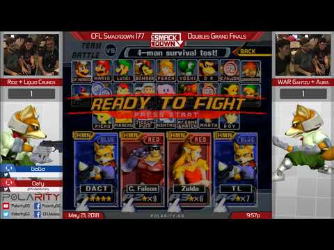 CFL Smackdown 177 Melee - Gahtzu + Aura vs Crunch + Ridz - Doubles GF