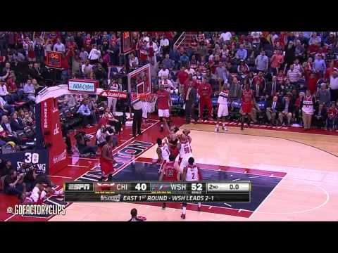 Trevor Ariza Full Highlights vs Bulls 2014 Playoffs East R1G4 - 30 Pts, 8 Reb