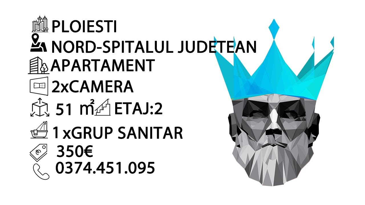 Tur video  Nord | Apartament 2 Camere | Semidecomandat | Etaj 2 | Costuri Mici Intretinere
