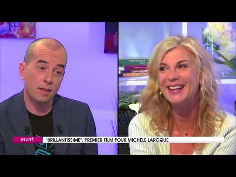Laurent Dereux reçoit Michelle Laroque pour son film "Brillantissime"