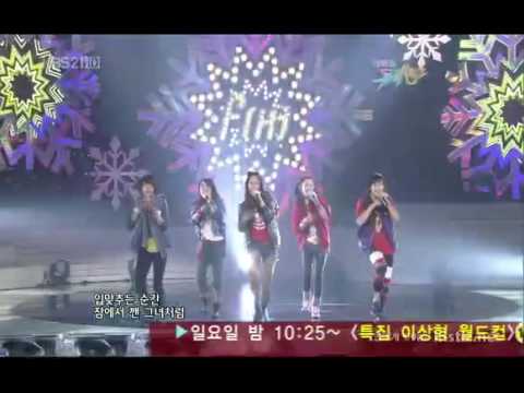 091218 f(x) - Chu~♡ @ Music Bank