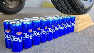 Aplastando Cosas Crujientes y Satisfactorias con el Coche | Experimento: Cola VS Rueda de Coche