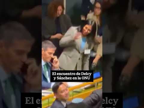 🔥 Encuentro entre Delcy Rodríguez y Pedro Sánchez en la ONU