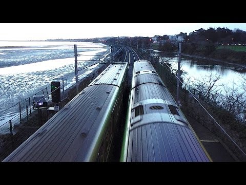 IE 29000 + 8300 Class Trains - Booterstown Station, Dublin