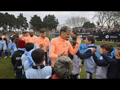 El Sueño Celeste desembarcó en Pando: 600 niños y niñas jugaron con la selección uruguaya