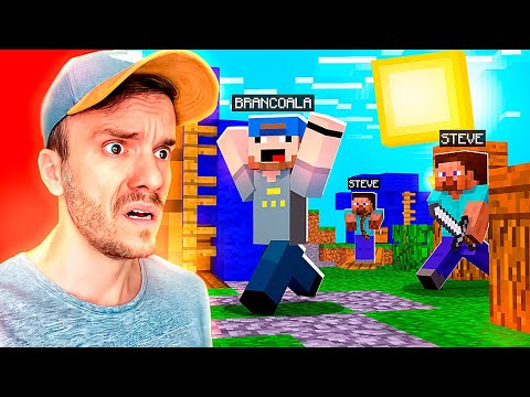 I PLAYED MINECRAFT SKYWARS FOR THE FIRST TIME - Brancoala Games