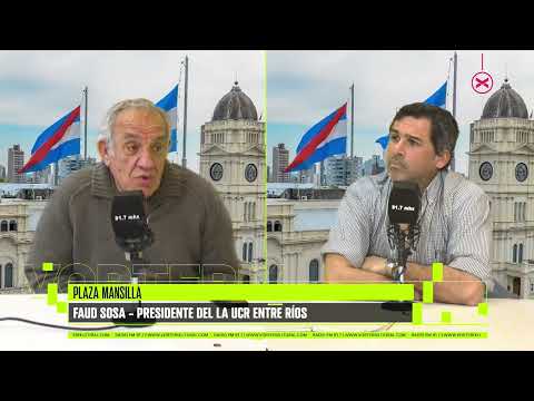 #Plaza Mansilla - FAUD SOSA - PRESIDENTE DEL LA UCR ENTRE RÍOS