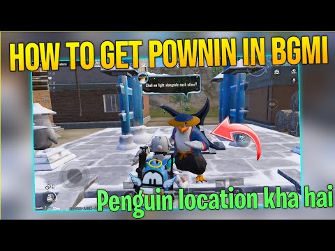 How To Get Pownin Penguin In BGMI | Ninja Penguin Location in BGMI Use of Ninja Pownin| Hire Pownin
