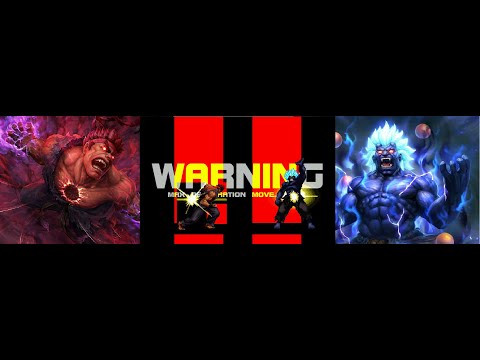 Mugen Evil Ryu & Oni Akuma Upgrade and Demo