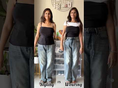 Wearing vs Styling with Camisole✨ #wearingvsstyling