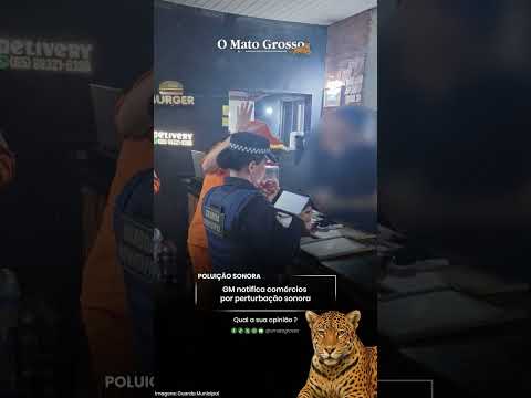 GM notifica comércios por perturbação sonora