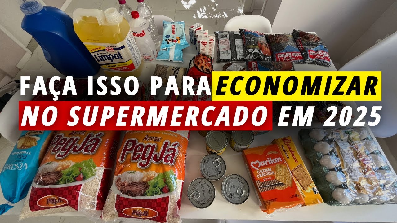 Compras do mês INTELIGENTES para ECONOMIZAR no supermercado