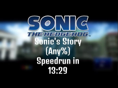 Sonic '06 - Sonic's Story (Any%) Speedrun in 13:29 (Former World Record)