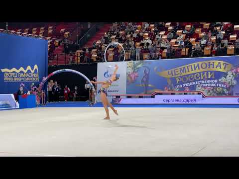 Dariya Sergaeva - Hoop Russian Championship 2021 TAA 24.50