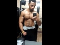 18 year old flexing. Cassius Wade