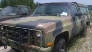 preview picture of video '1984 Chevrolet Pick Up 4x4 V8 Diesel on GovLiquidation.com'