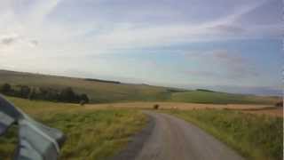 preview picture of video 'Salisbury Plain Perimeter Road - Larkhill Camp to Westbury White Horse (Byway, E-W)'
