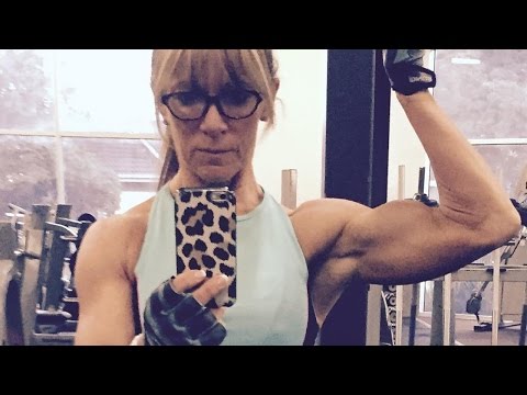 61 years young Kathleen Simpson - Female muscle