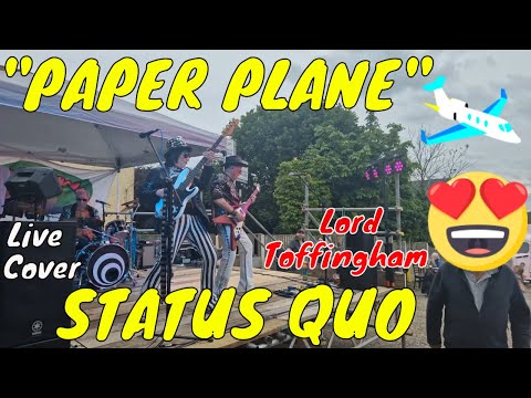 🎸 PAPER PLANE! Status Quo Cover Live - Lord Toffingham (Boogie Rock Tribute)