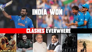 Indias Victory & Clashes Everywhere 