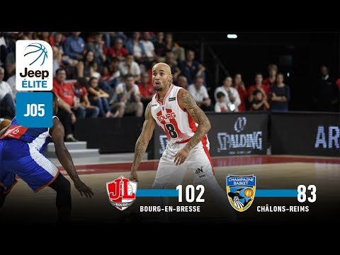 Bourg-en-Bresse vs Châlons-Reims | J5 Jeep® ÉLITE - 13 Octobre 2018