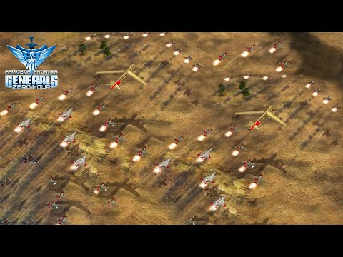 [C&C Generals zero hour reborn] USA Air Forces VS GLA