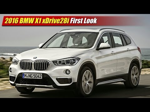 2016 BMW X1 xDrive28i First Look