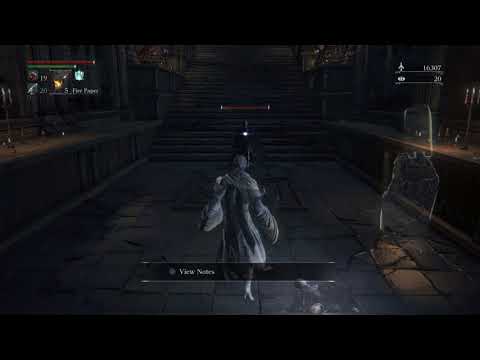 Bloodborne - Eileen the crow quest final fight katana / chikage hunter cheese