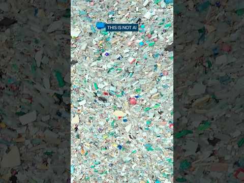 This is not AI. All this plastic pollution would end up in the Gulf of Honduras, if not intercepted.