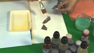 Decorar superficies de cerámica o madera con Lacas Vitrales al Agua