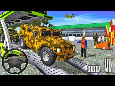 Army Car Transporter Truck Simulator 2019 - Android Gameplay