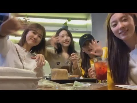[190918] Yoonjo Instagram Live with UNI.T Jiwon, Euijin, & Suji