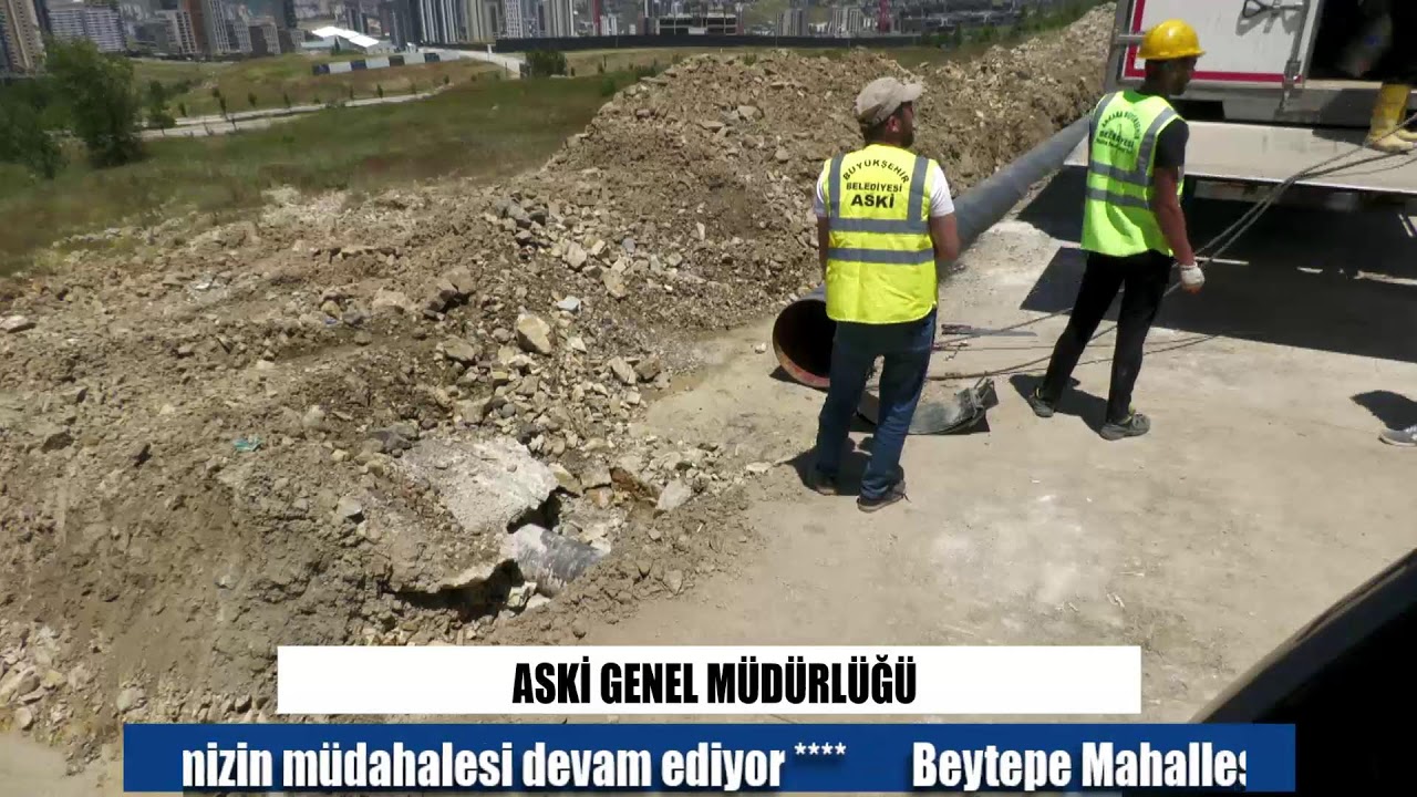 ASKİ-Beytepe Mahallesi 1715 Sokak'ta Meydana Gelen Arızaya Ekiplerimizin Müdahalesi Devam Ediyor