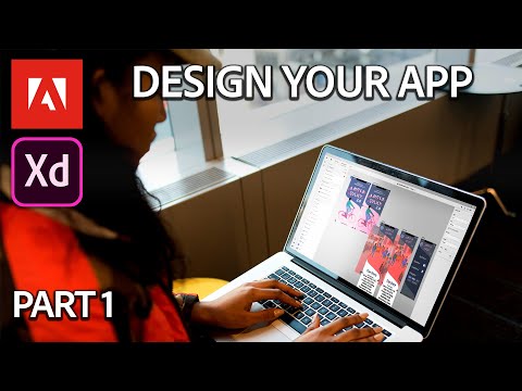 Learn & Teach App Design (1/2) | Adobe XD Tutorial